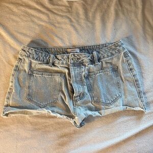 Forever 21 Light Blue Jean Shorts with Front Pockets